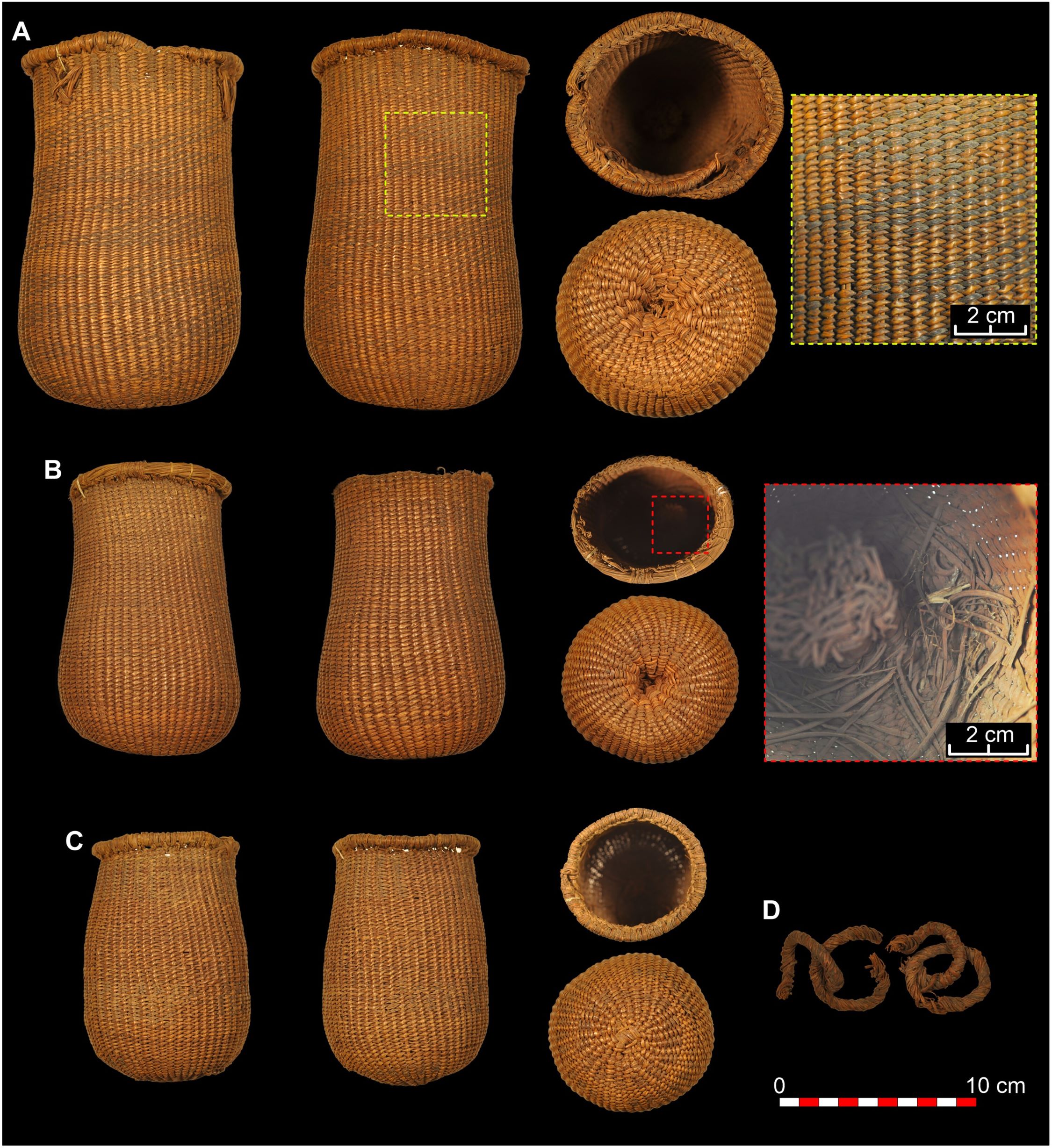 Neolithic baskets from Cueva de los Murcielagos Spain small.jpg