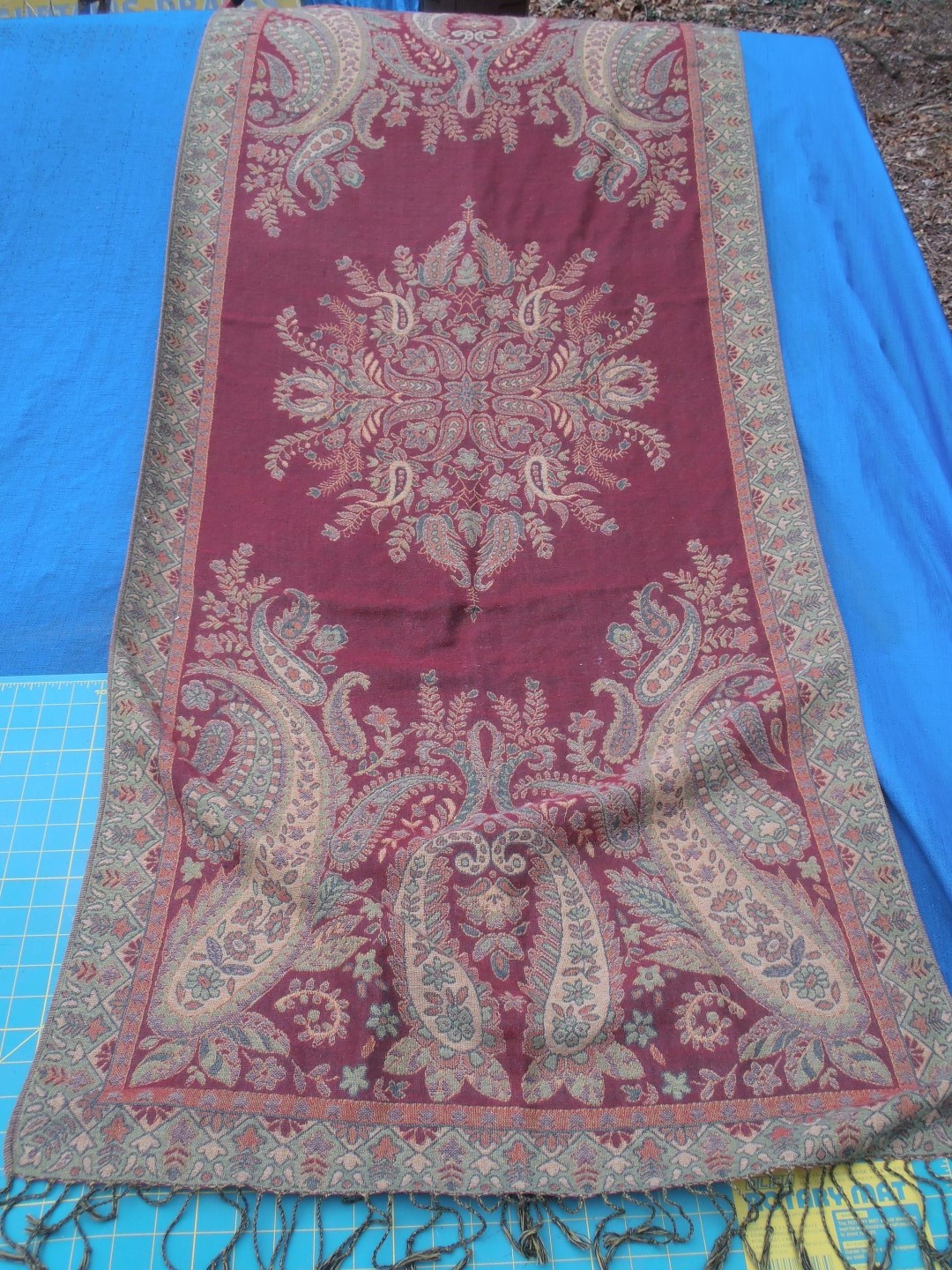 Kashmir or Paisley Shawl or? Antiques Board