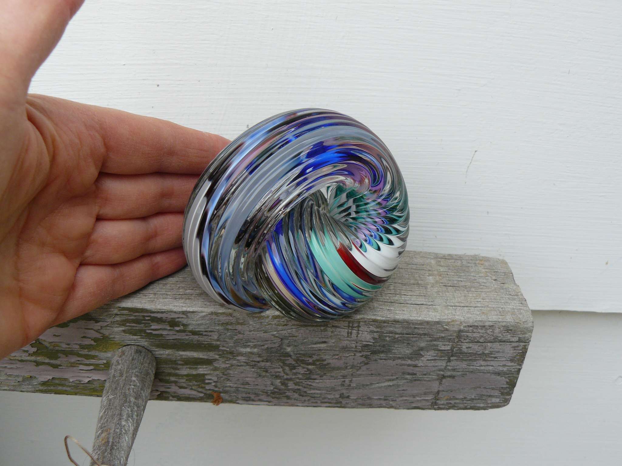 Signed paperweight any hope with signature? Antiques Board