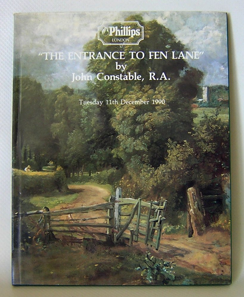 Phillips Auction Catalog 1990 Constable Entrance to Fen Lane Giveaway Give Away.JPG