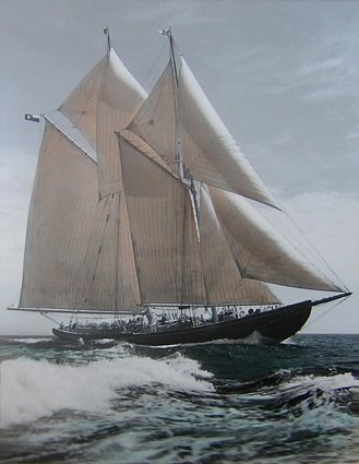 Photograph Bluenose II Maurice Crosby Hand Tint-a.jpg