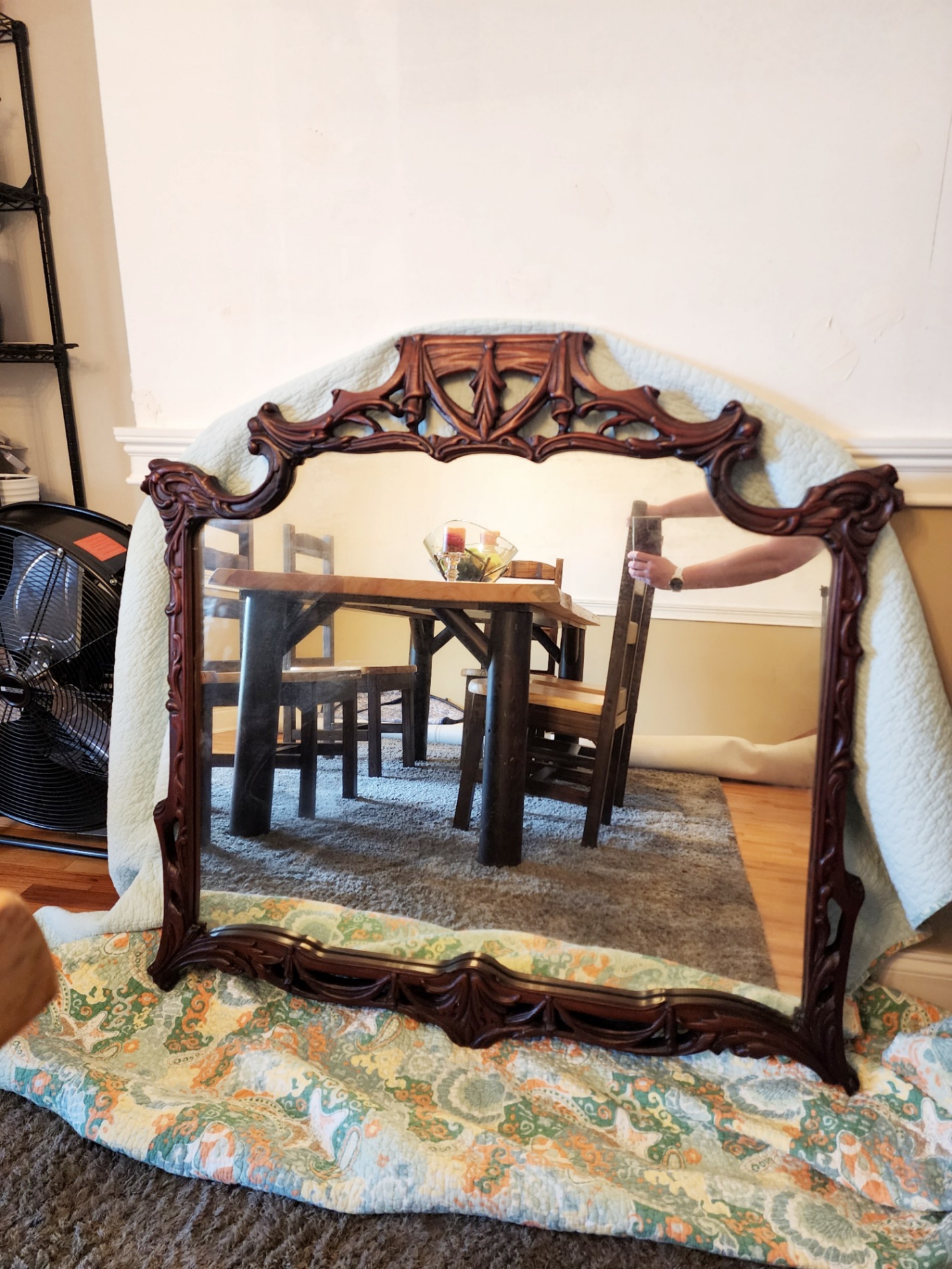 "Very Old" American Wall Mirror? Antiques Board