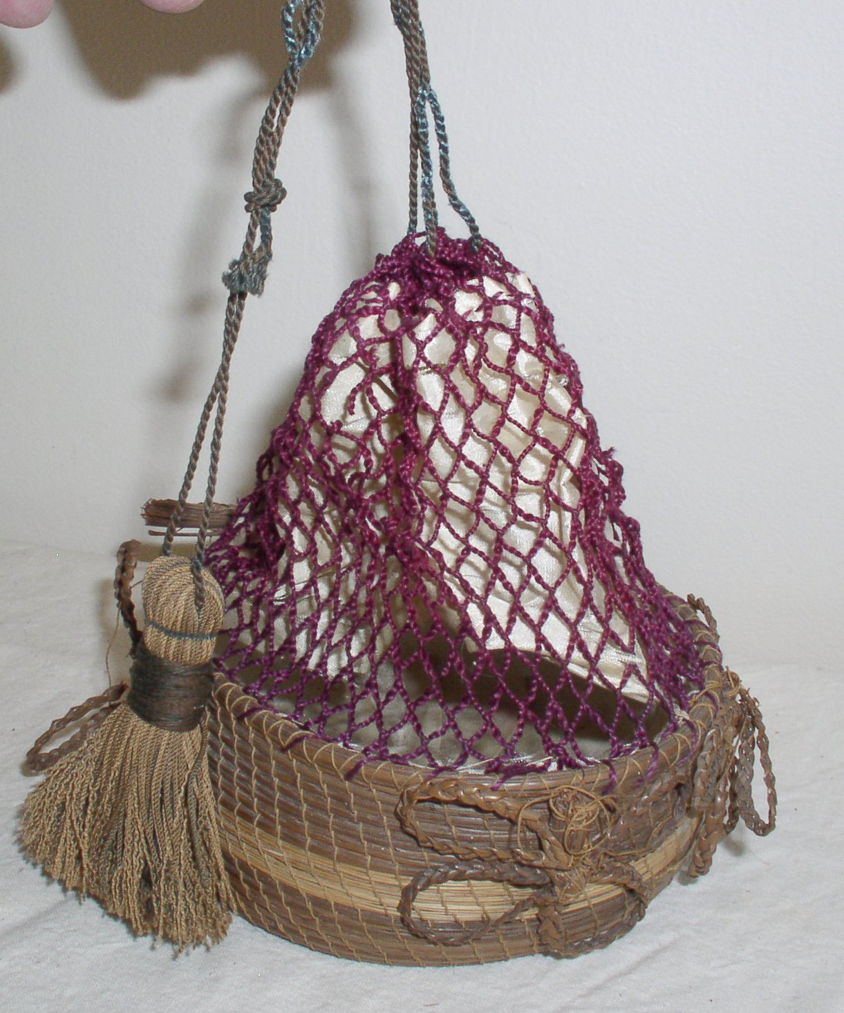 Old basket purse Antiques Board