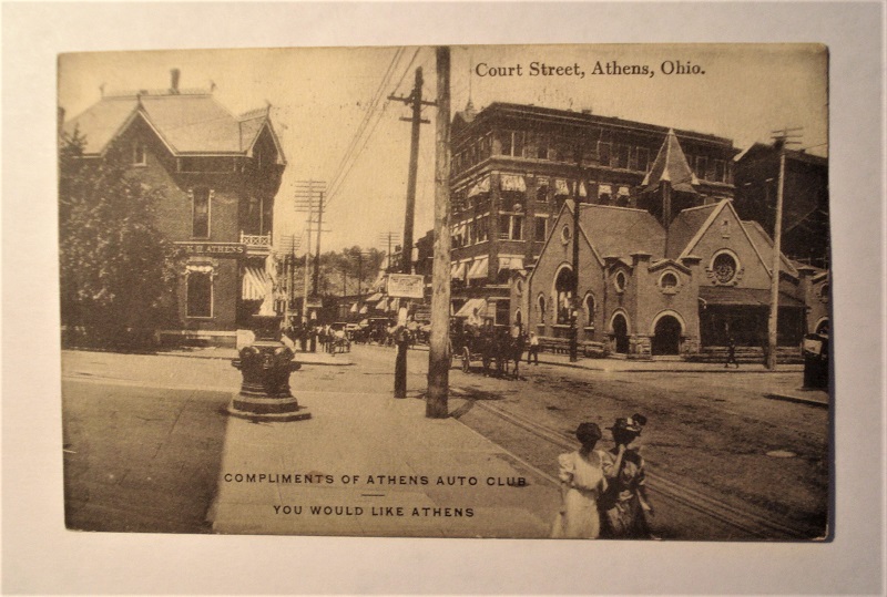postcard athens ohio court street auto club.jpg