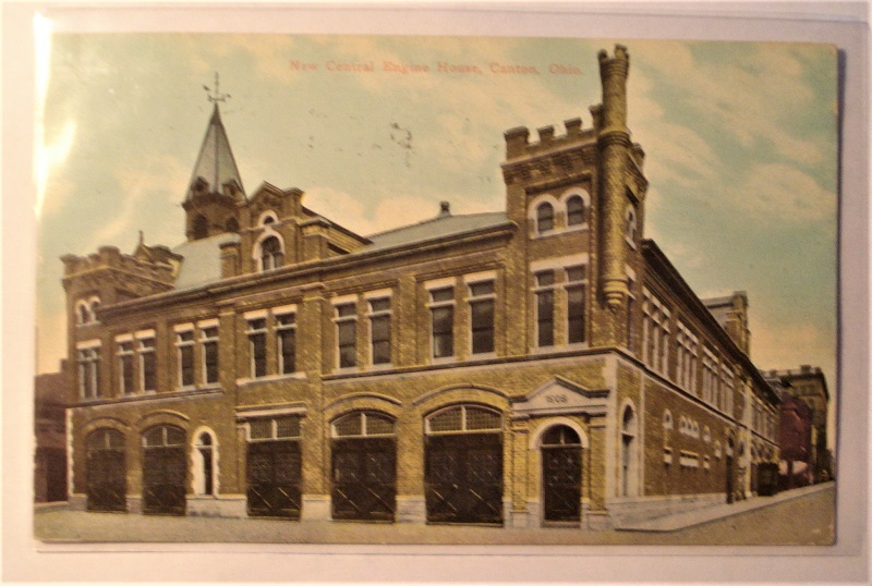 postcard canton ohio new central engine house firehouse.jpg