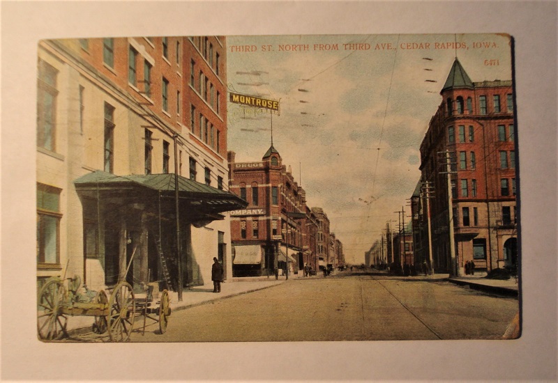 Postcard Cedar Rapids Iowa 3rd Street.jpg