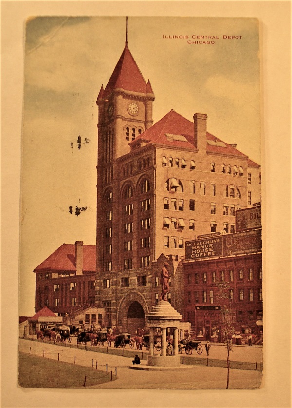 postcard  chicago illinois central depot front.jpg
