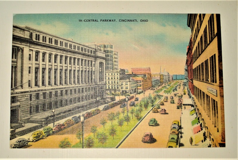 postcard cincinnati central parkway roadway.jpg