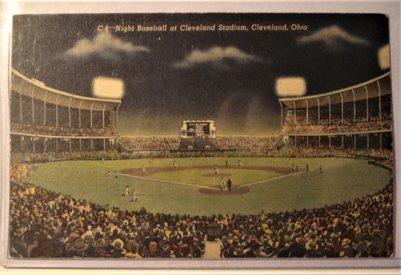 postcard cleveland ohio municipal stadium baseball 2.jpg