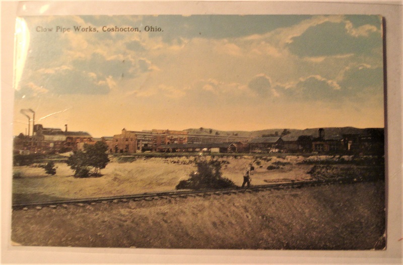 postcard coshocton ohio clow pipe works.jpg
