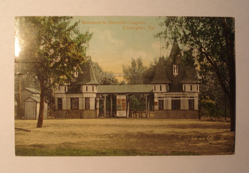 postcard covington ky lagoon amusement park entrance.jpg