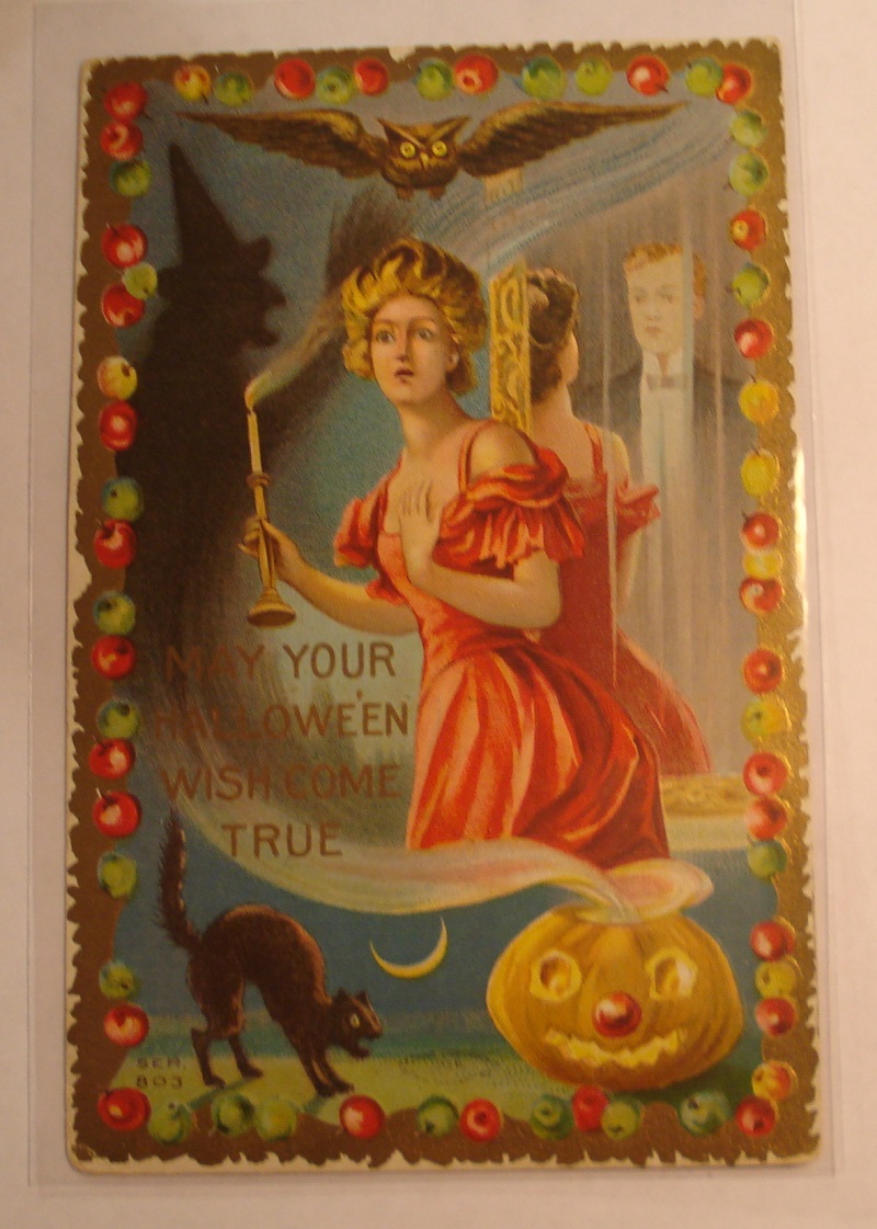 postcard halloween woman mirror.jpg