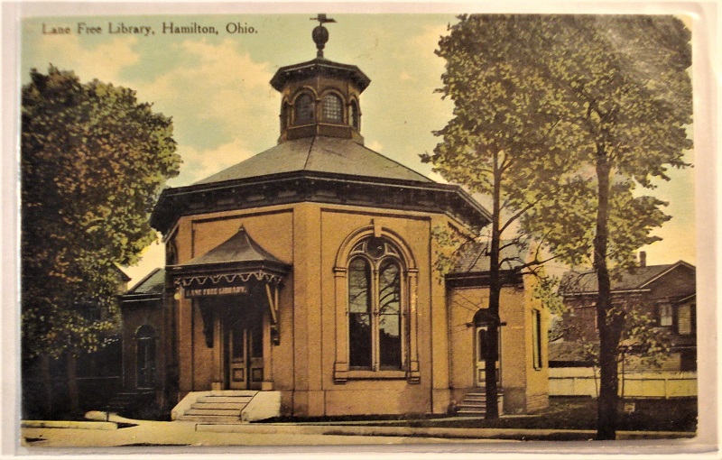 postcard hamilton ohio library.jpg