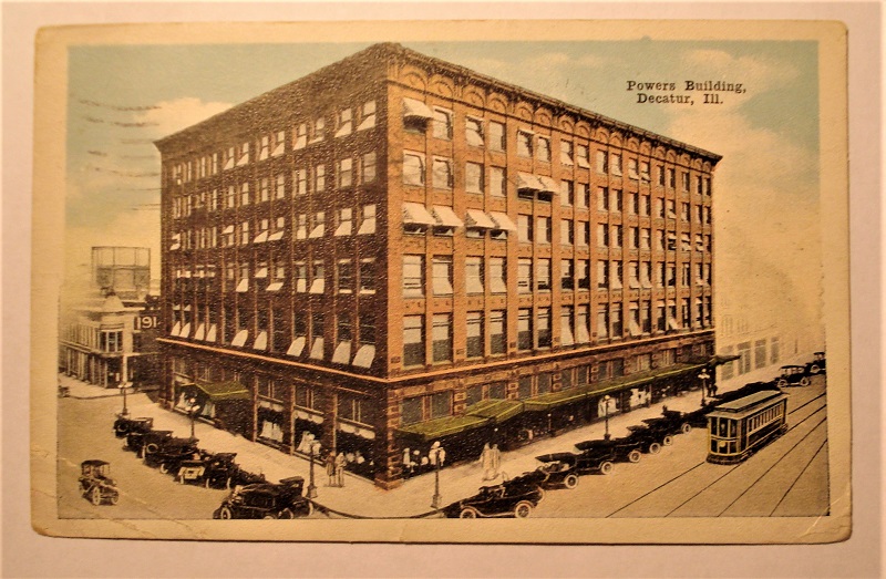 postcard Illinois 5 downtown building.jpg