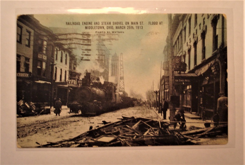 postcard middletown ohio flood railroad engine stream shovel.jpg