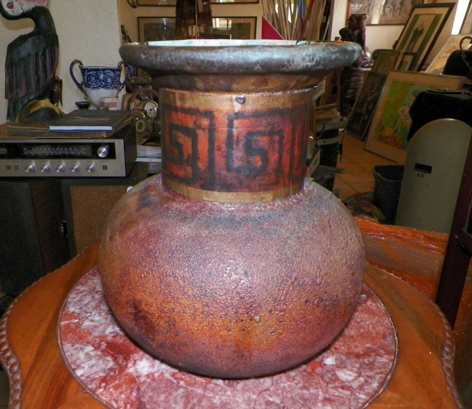 POTTERY 35 SIGNED VASE BOWL 2AA.JPG