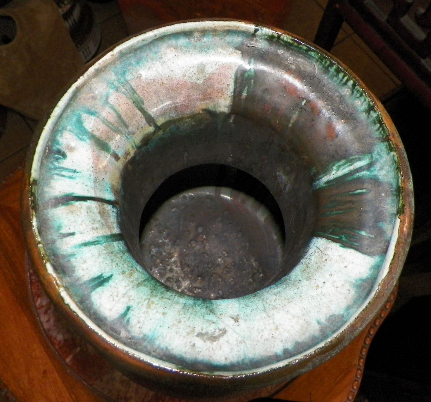 POTTERY 35 SIGNED VASE BOWL 4AA.JPG