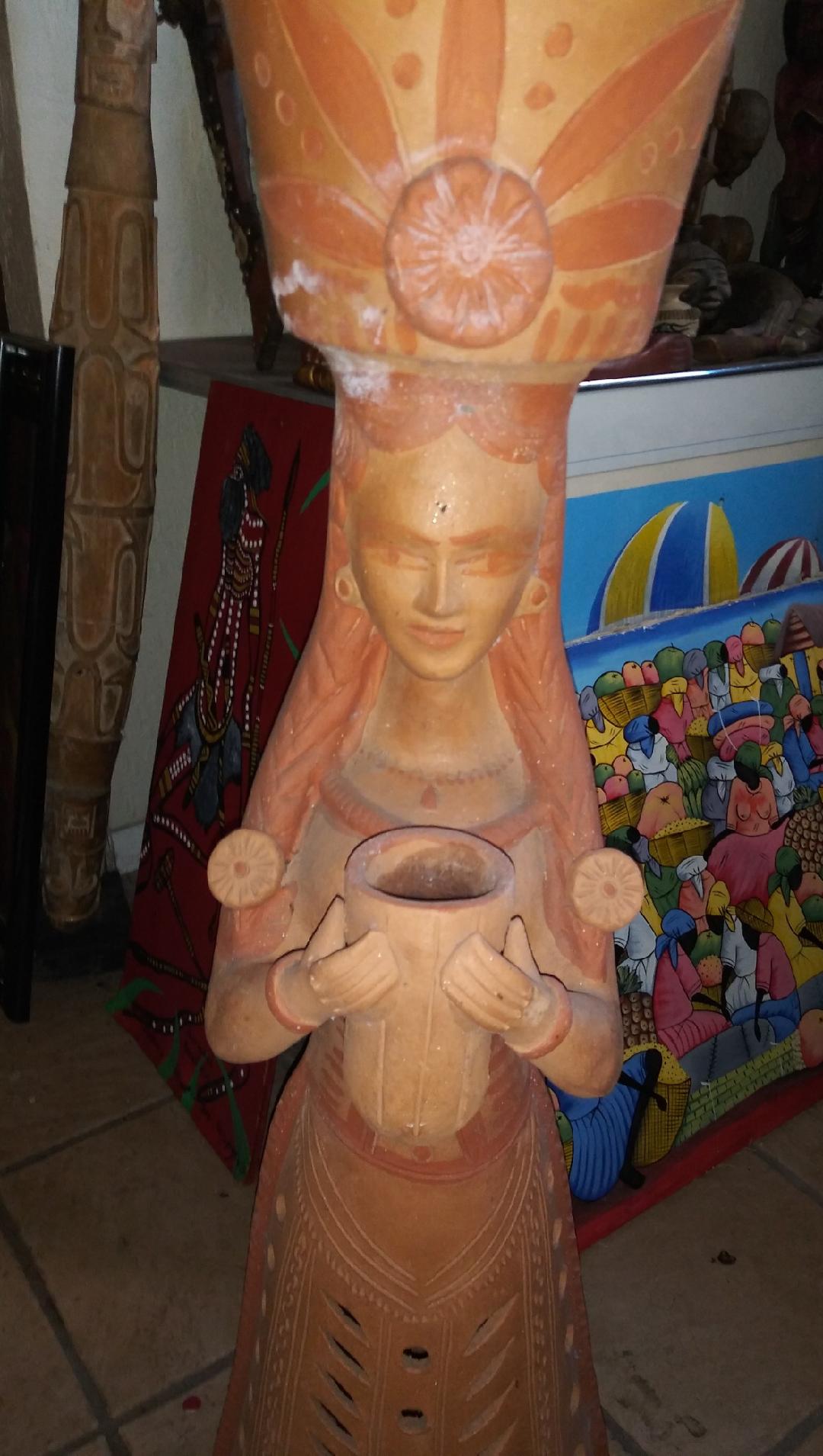 POTTERY BIRD BATH STATUE GIRL 2AA.jpg