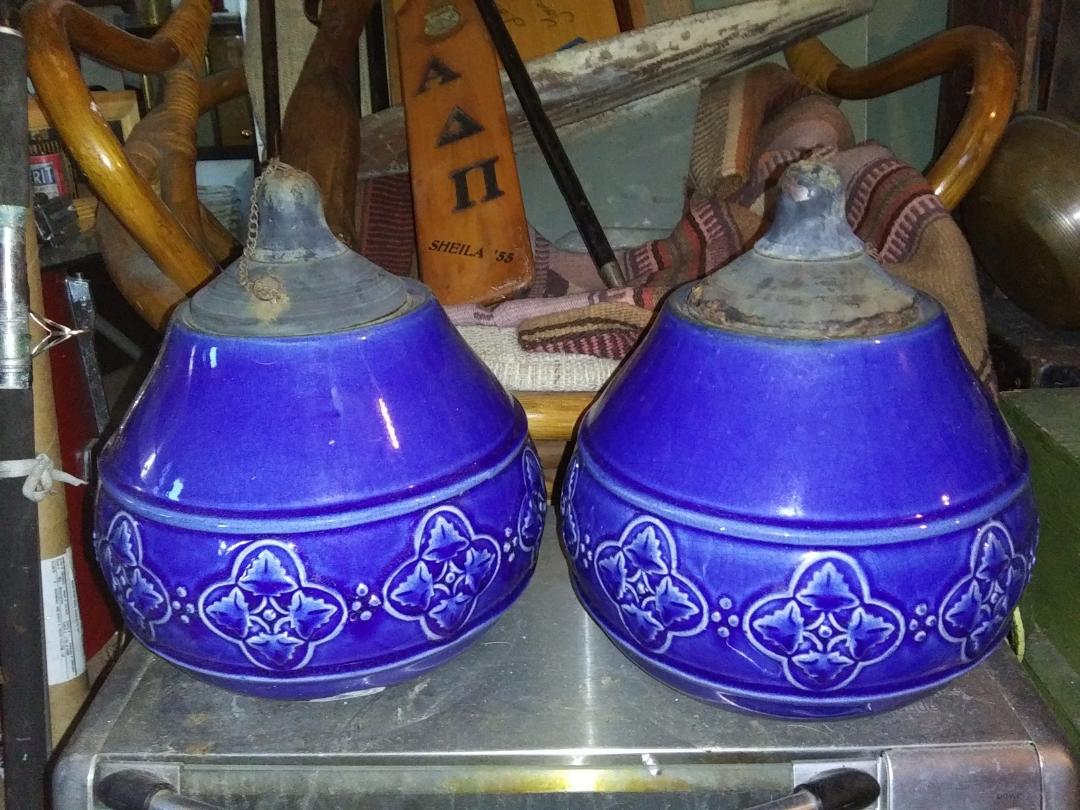 POTTERY BLUE OIL LAMP PAIR 1AA.jpg