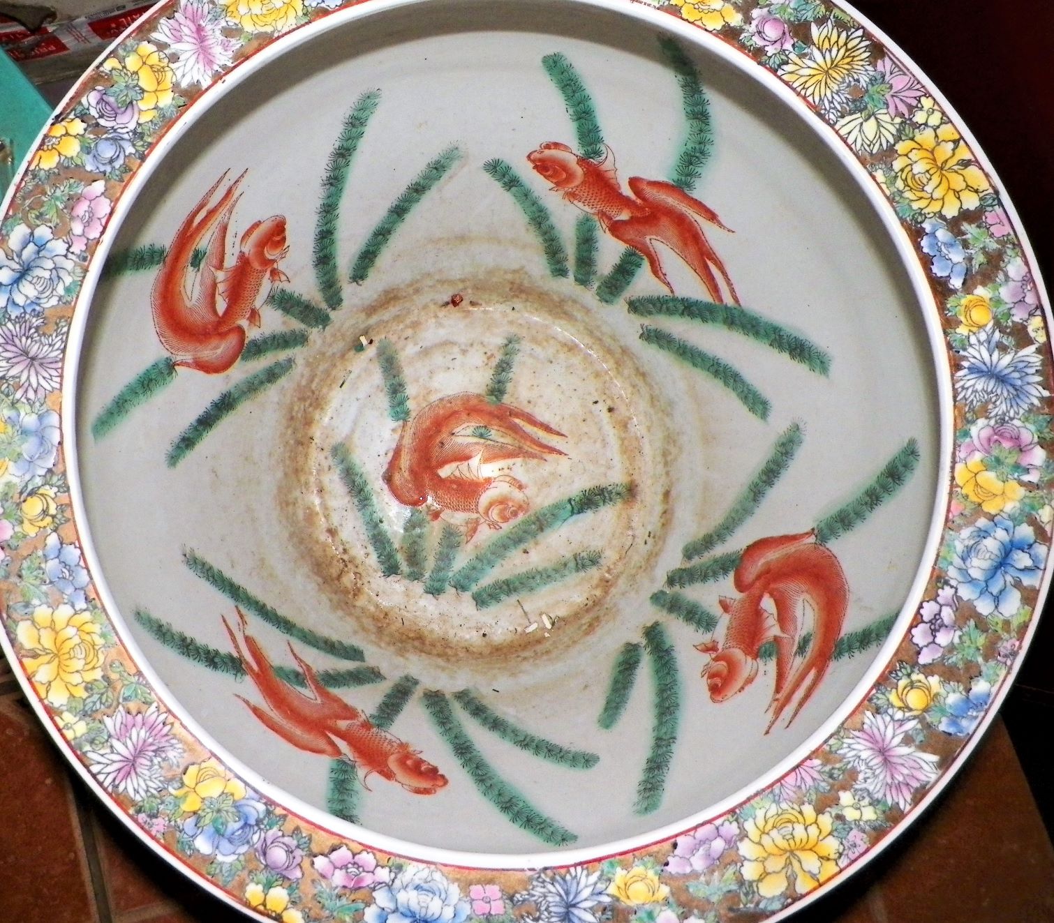 POTTERY CHINESE TREE POT CLOISENNIE 5AA.JPG