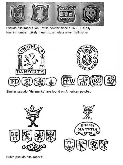 Vintage Pewter Marks Identification Chinese Export Silver Marks