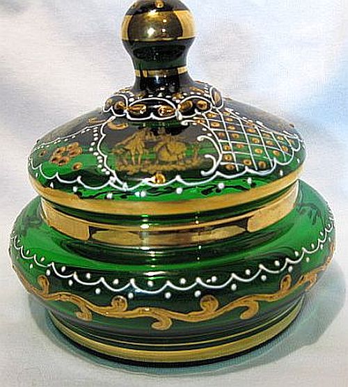 Two Powder Boxes Antiques Board