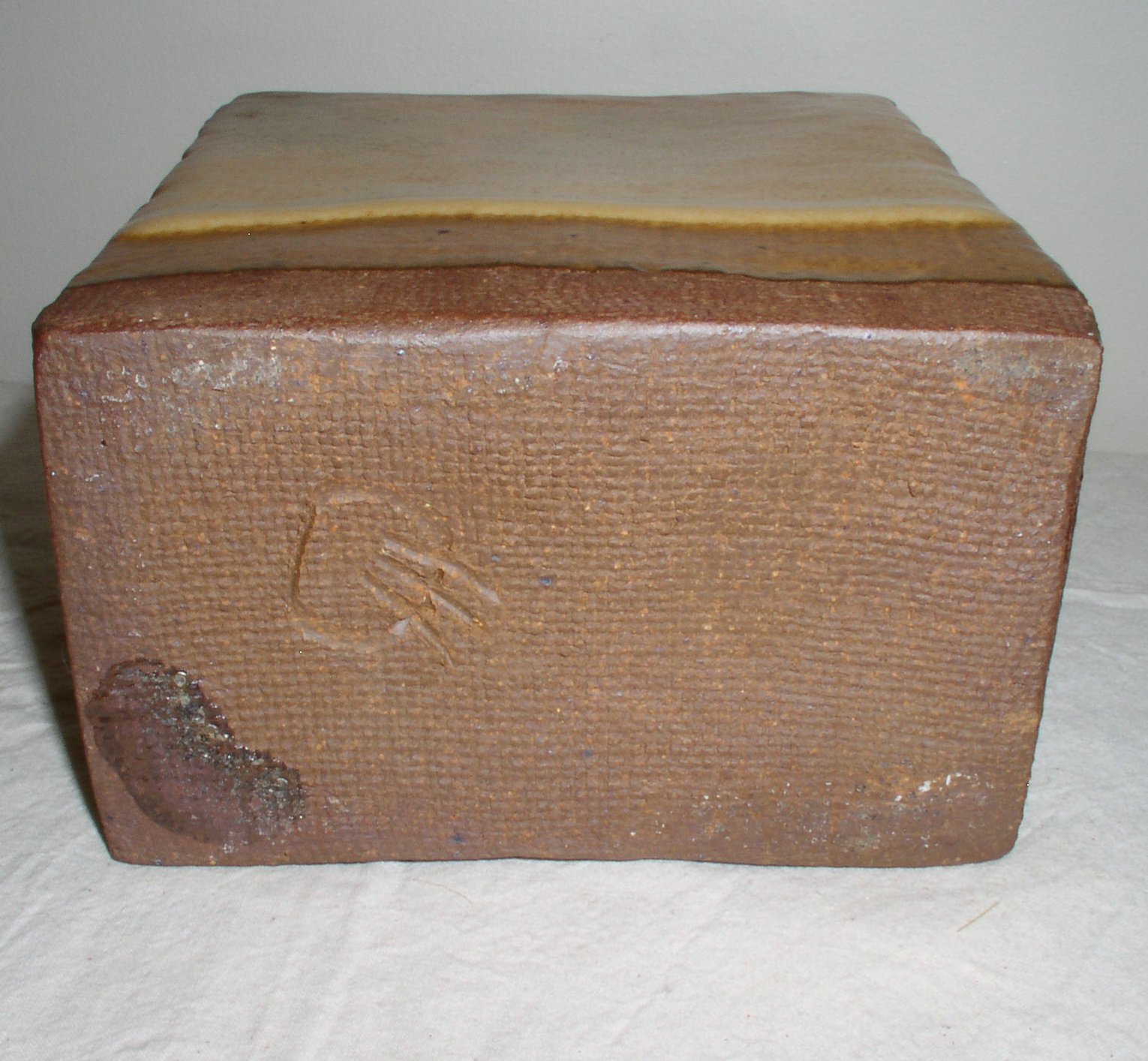 Slab pottery vase Antiques Board