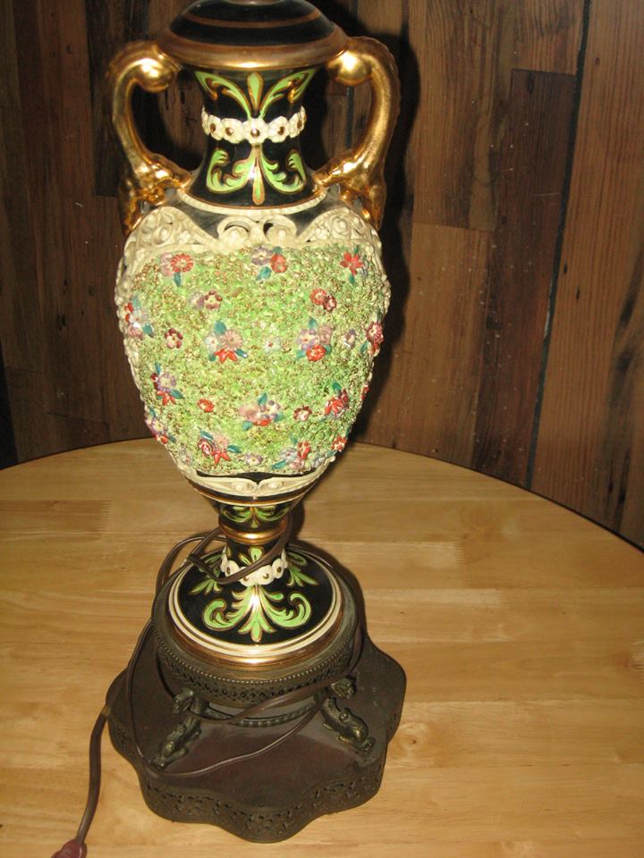 Capodimonte Lamp Enameled Anything More I Should Know Antiques Board,Baking Soda In Shoes