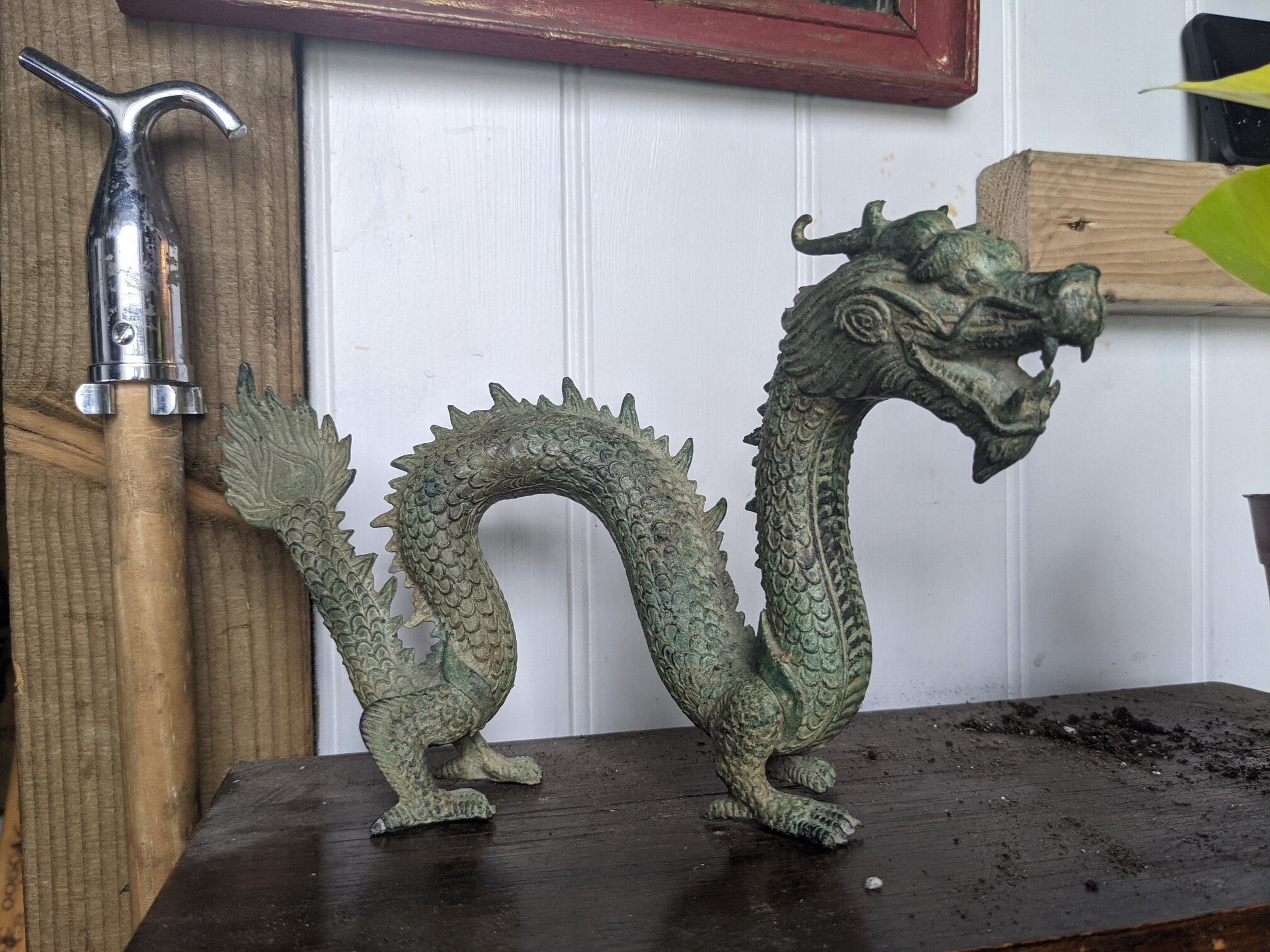 Bronze Chinese Dragon Old or a copy? Antiques Board
