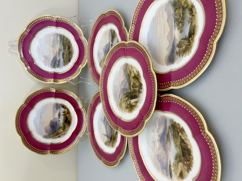 Set of 7 plates with hp scenes of Great Britain countries - 1.jpg