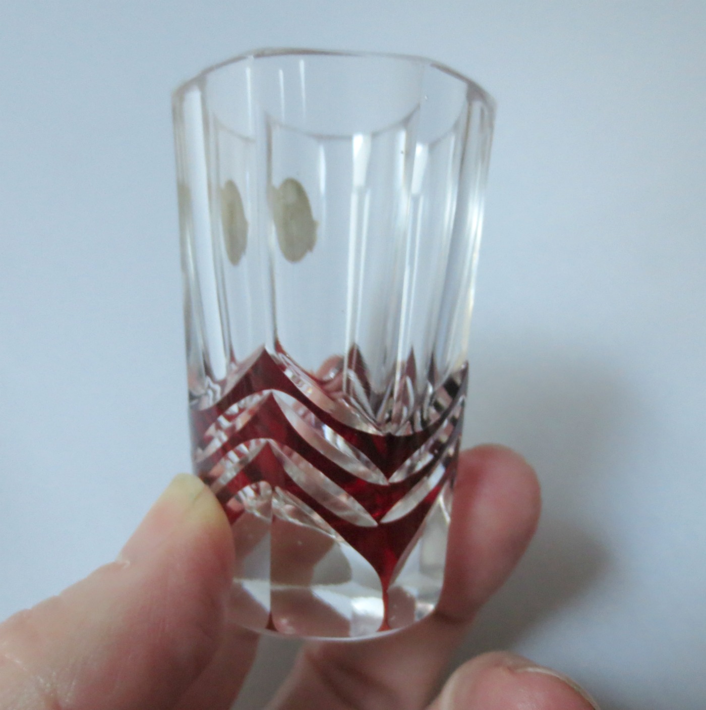 Mystery Tokyo Cut Glass Sake/Shot Glasses Antiques Board