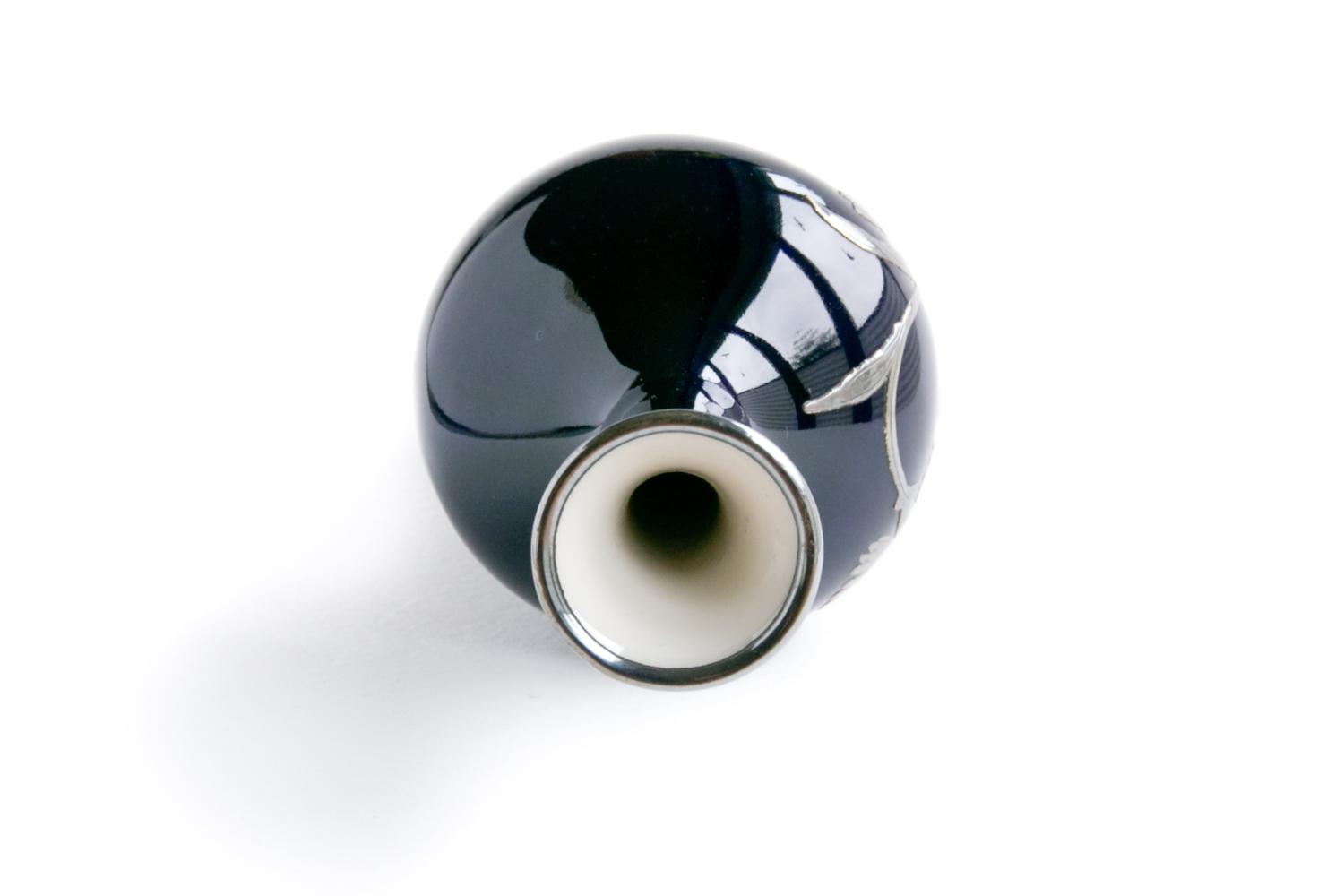 Sier-63954328-Vaasje blauw met zilver opleg bloem-5.jpg