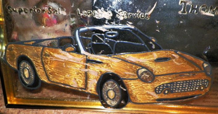 SIGN FORD CAPRI STAIN GLASS SIGN 3AA.JPG