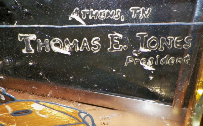 SIGN FORD CAPRI STAIN GLASS SIGN 4AA.JPG