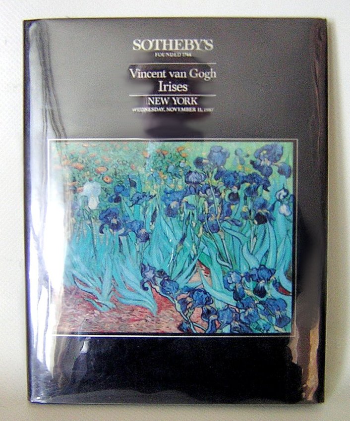 Sotheby's Van Gogh Irises Single Subject Auction Catalog 1987 Give Away Giveaway -a.jpg