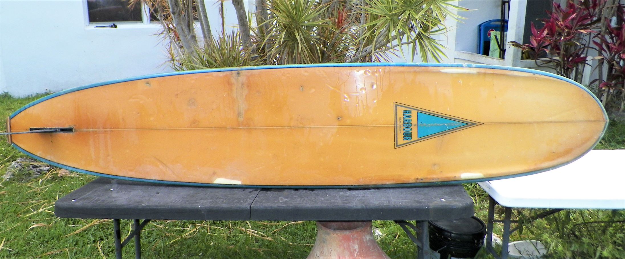 SPORT SURFBOARD HARBOR SEAL BEACH 10 2 BANANA MODEL 5AA.JPG