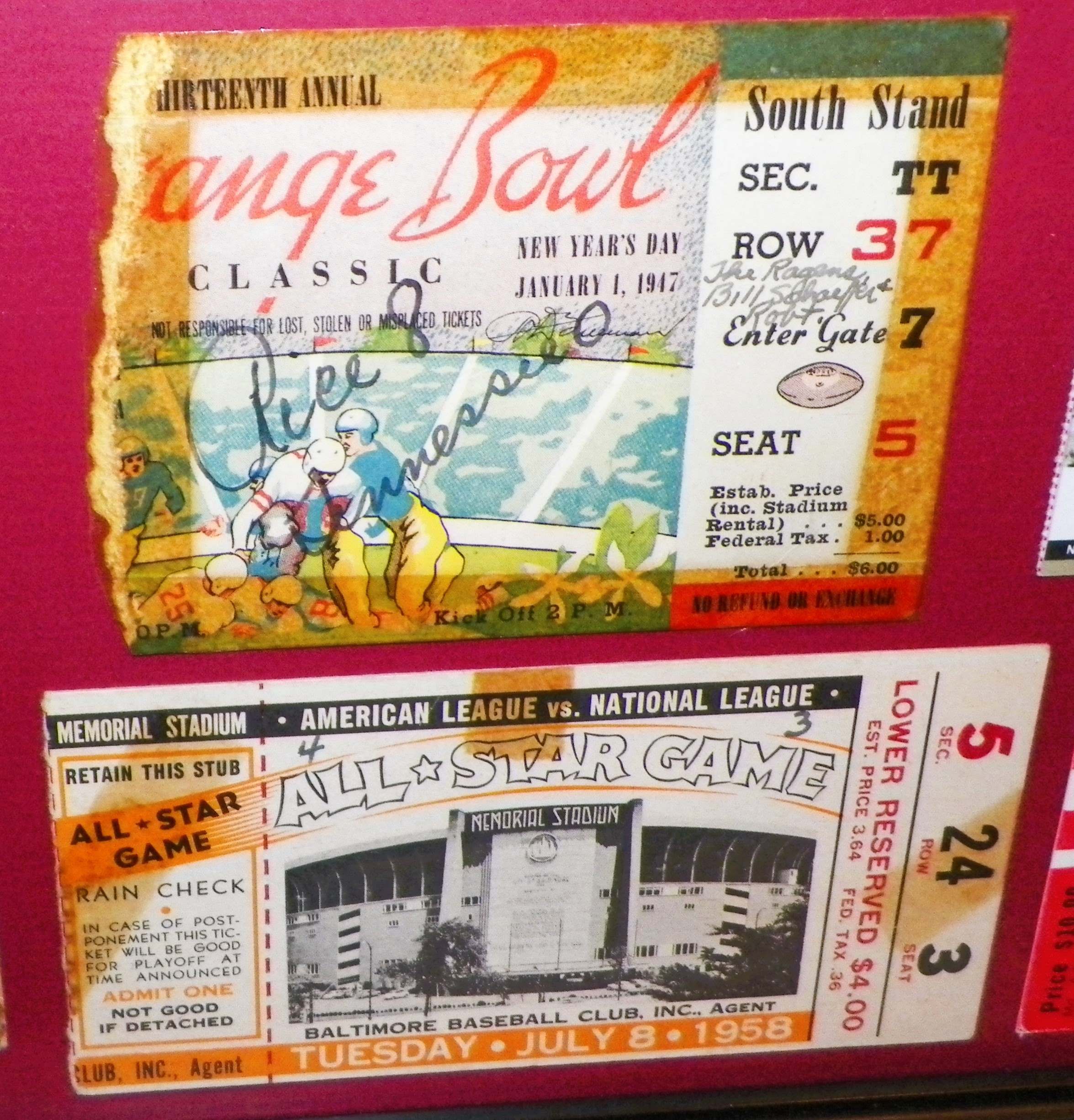 SPORT TICKET STUBS FRAMED A  5AA RESIZED.jpg