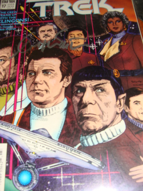 Star Trek #17 autographed by Captain kirk.JPG