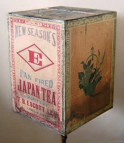 Tea Chest Japan Pan Fired TB Escott Tin Box Large-a.jpg