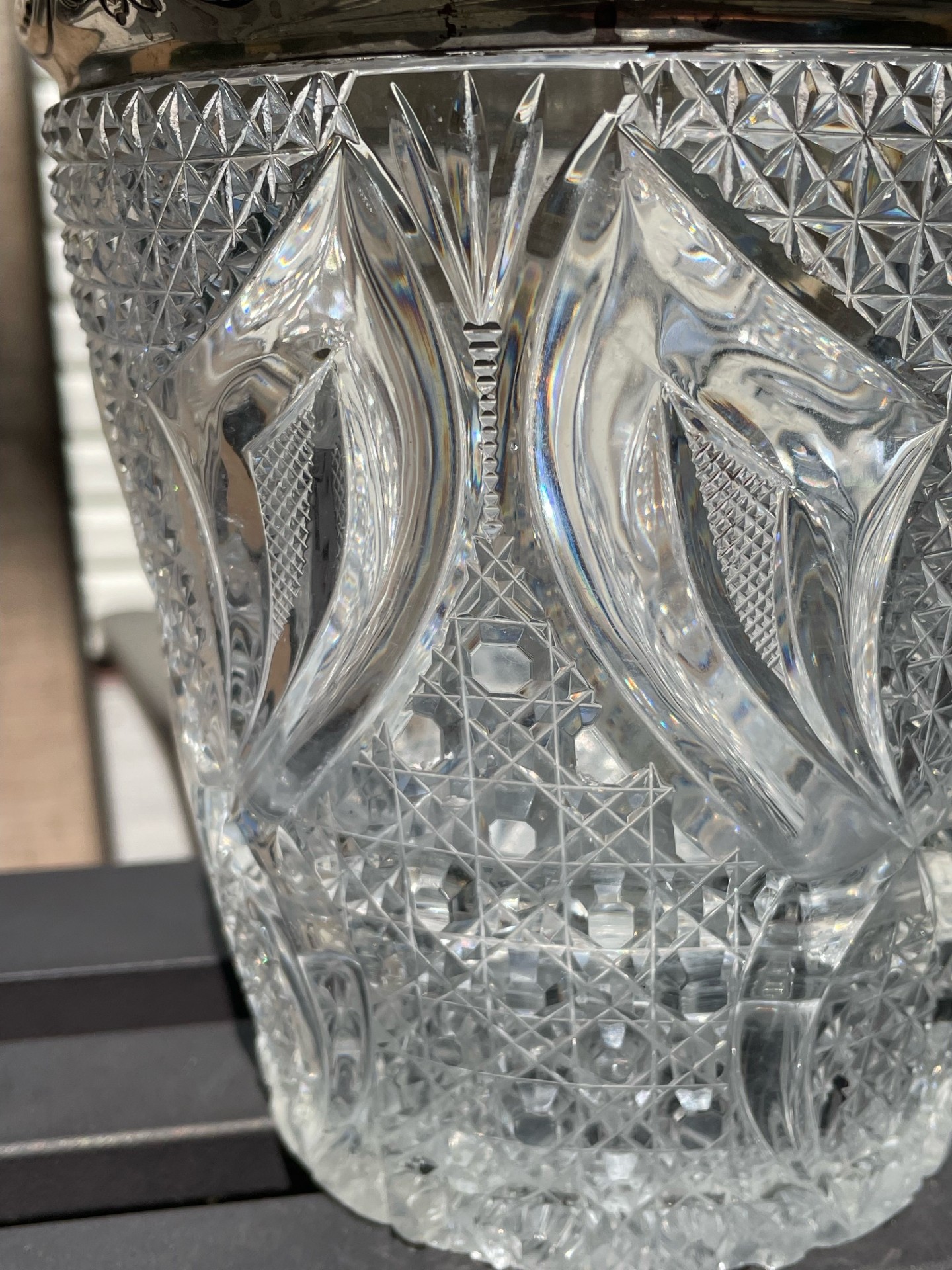 Gorham Crystal & Sterling Silver Ice Bucket identification help