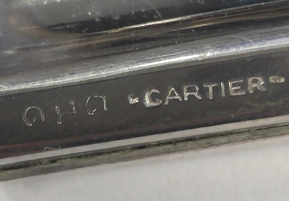 Sterling patented compact. Cartier? Antiques Board