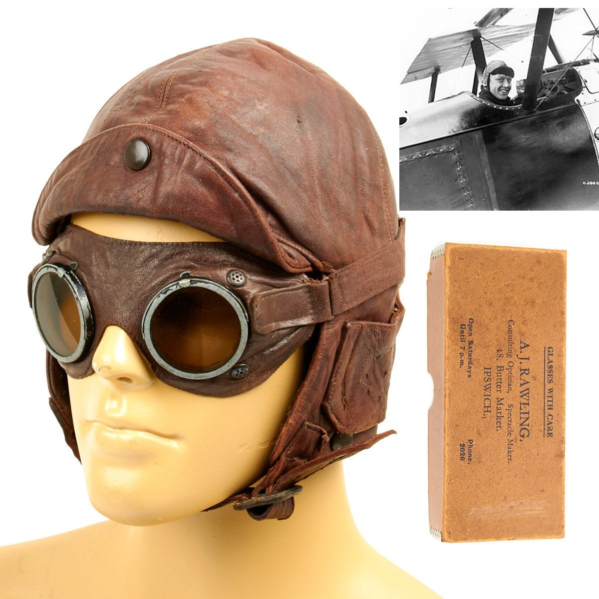 Leather Goggles Antiques Board
