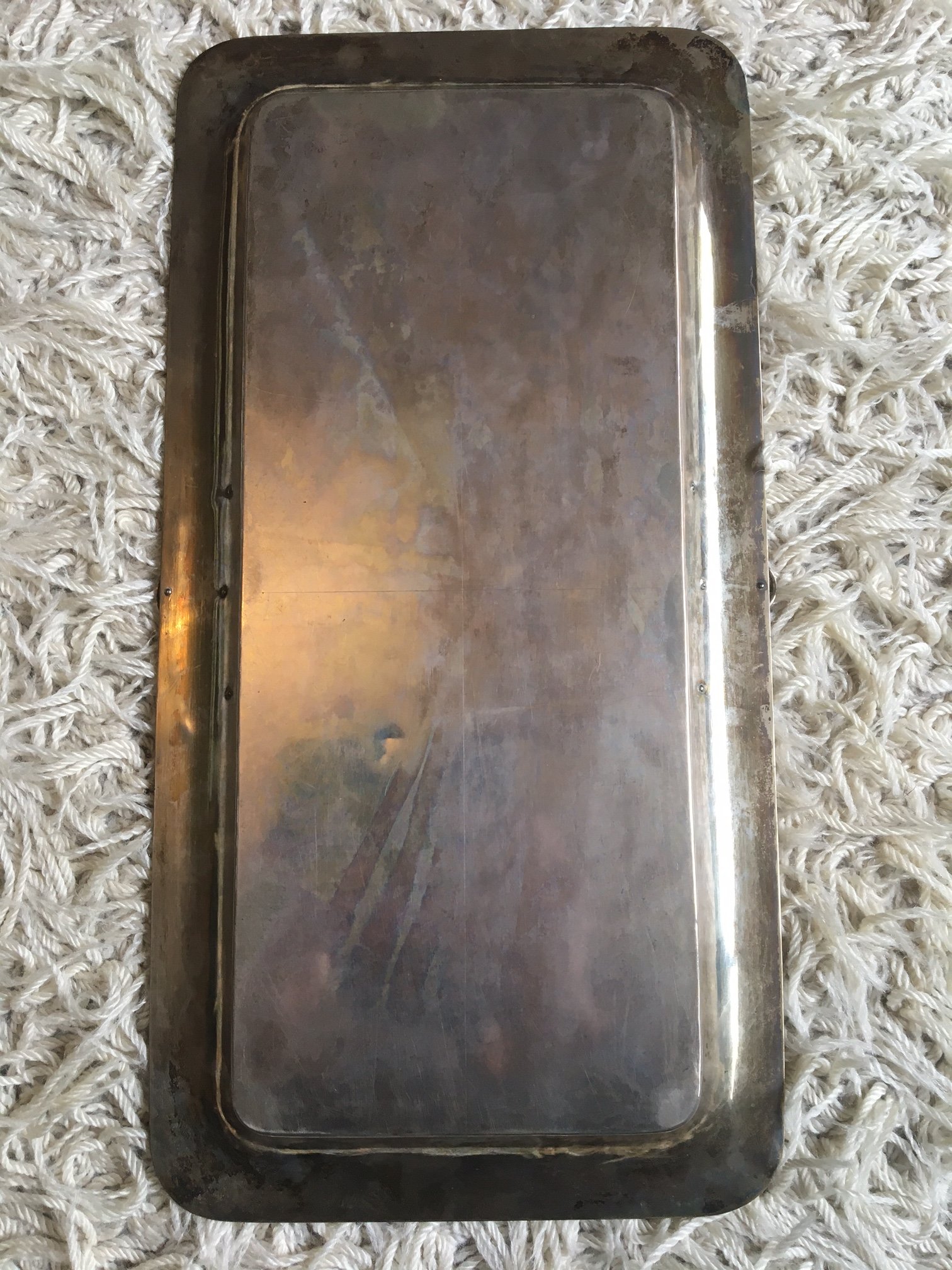 Silver Tray help identifying please Antiques Board