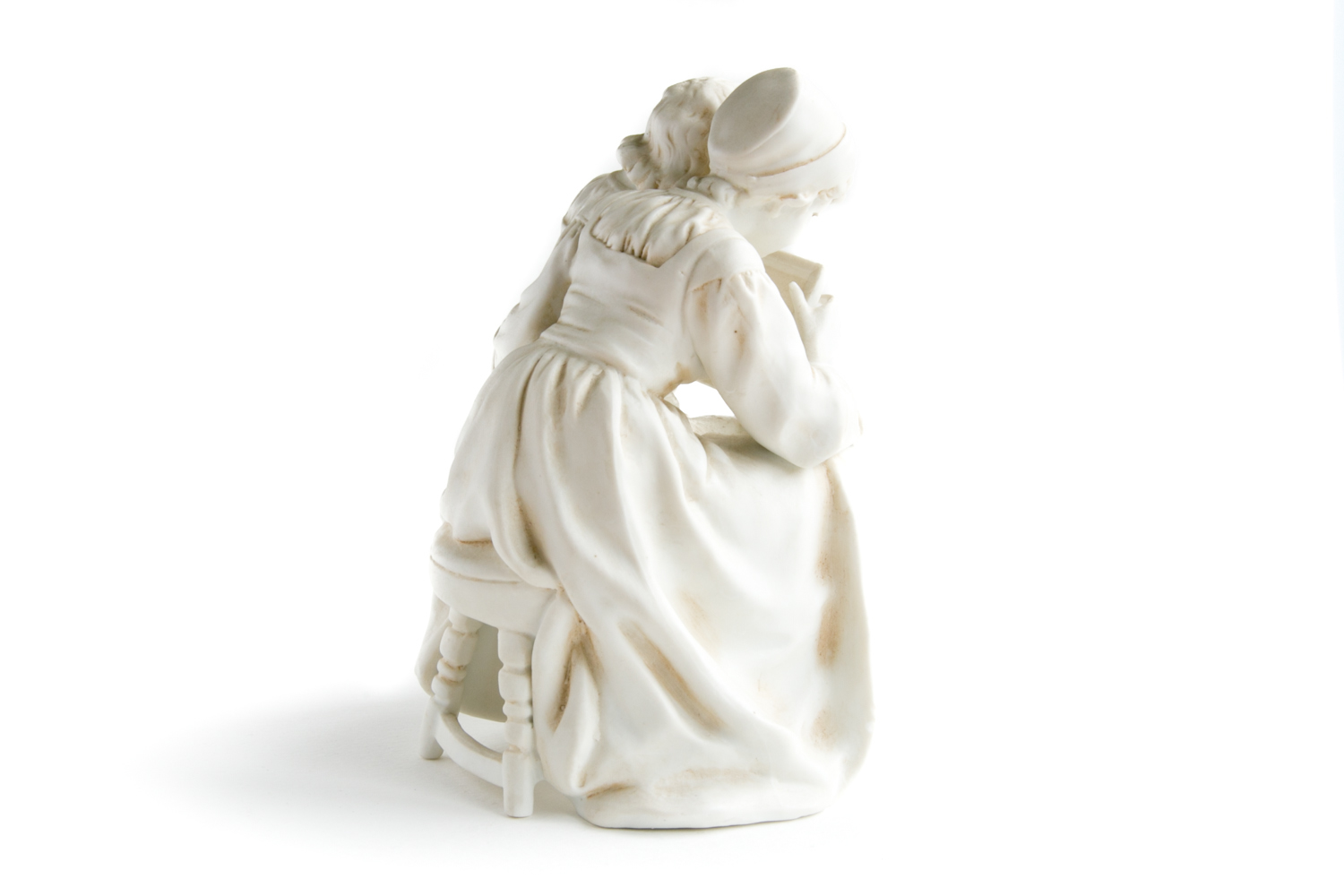 Beautiful white small statue Antiques Board