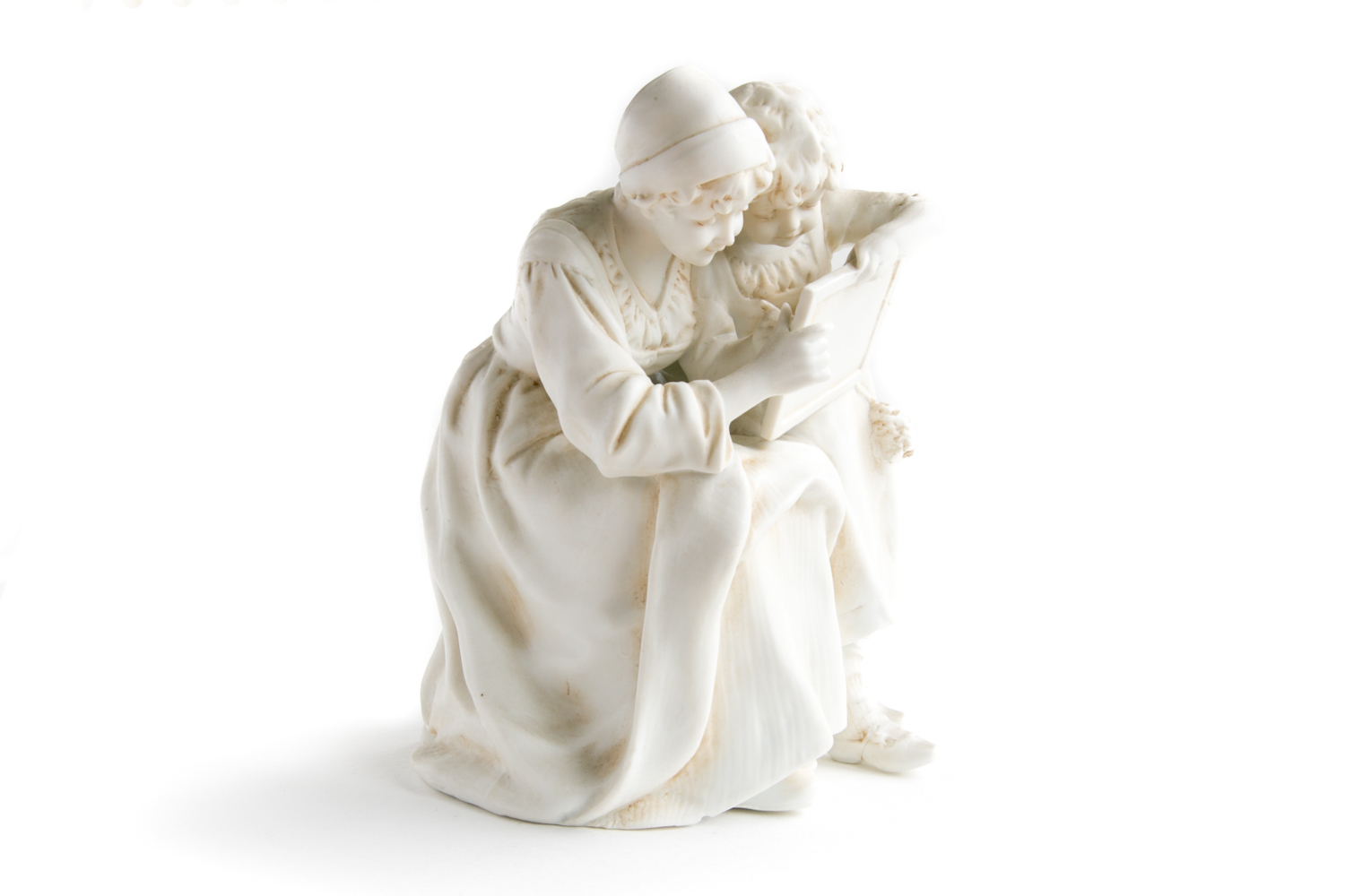 Beautiful white small statue Antiques Board