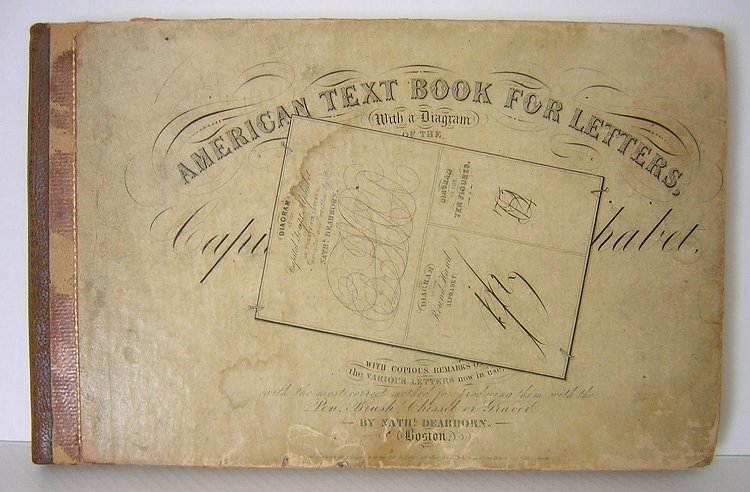 z Book Nathaniel Dearborn American Text Book for Letters Boston 1843 -a.jpg