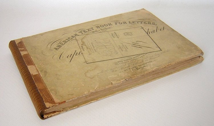 z Book Nathaniel Dearborn American Text Book for Letters Boston 1843 -b.jpg