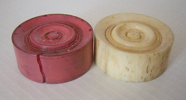 z Checkers Draughts Set Bone Oak Wood Box English Tourney 1906 John Alexander -b.jpg