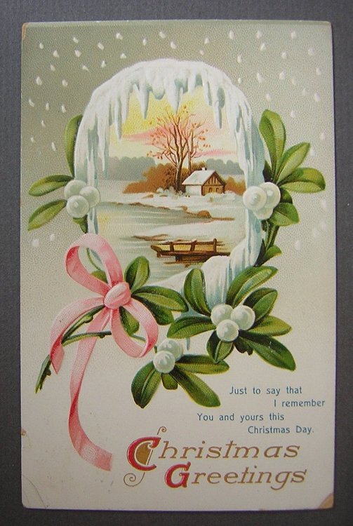 z Postcard Optical Illusion International Art Publishing 1905 Christmas give away -a.jpg