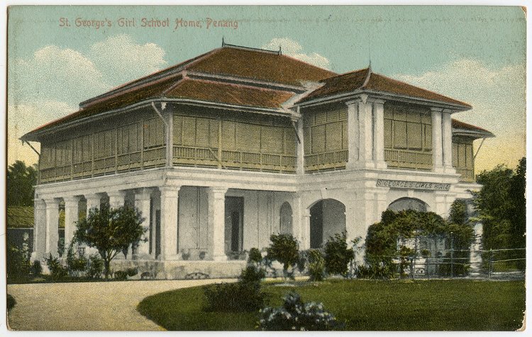 ze Ceylon Sri Lanka Penang Girls School  c1910.jpg
